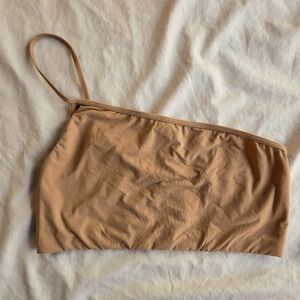 SKIMS ✨️ fits everyone sz M one shoulder bralette EUC - beige